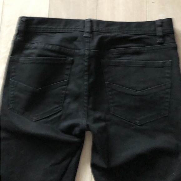 Free People Full Size Zipper Black Skinny Jeans Size 27 - Picture 9 of 13